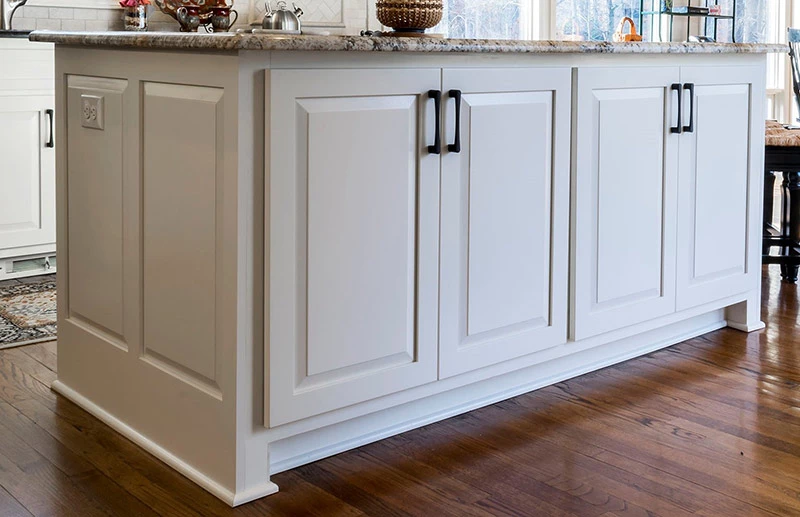 kitchen island cabinet refacing after