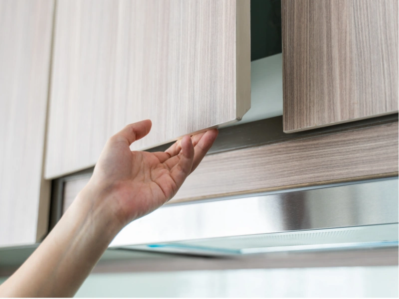 Clear Out Cabinets and Drawers