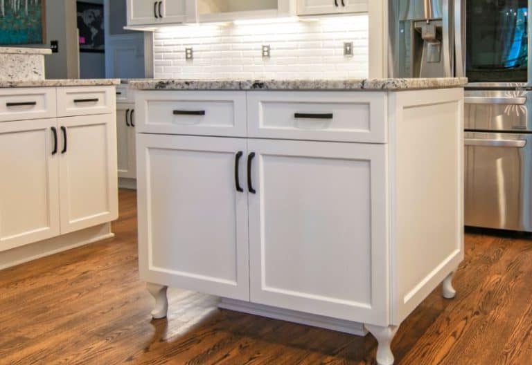 cabinet refacing island