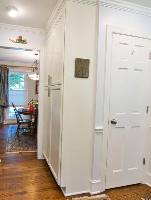 cabinet refacing side of pantry
