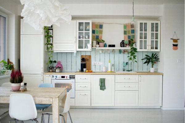 single-wall or straight-line kitchen