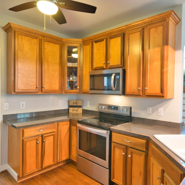 kitchen cabinet refacing before