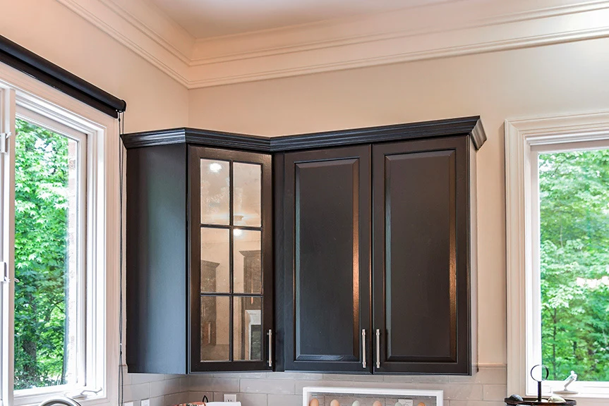 glass cabinets extensions raleigh