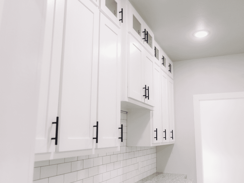 how to get tall cabinets up to the ceiling