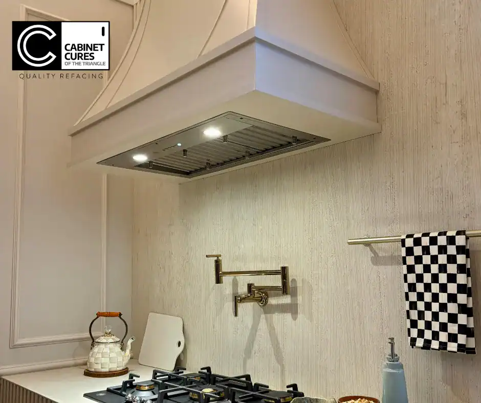 staining decorative wooden hoods in raleigh nc