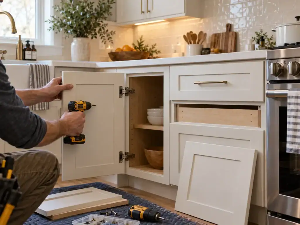 holiday cabinet refacing